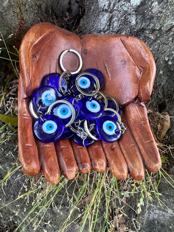 Evil eye keychain